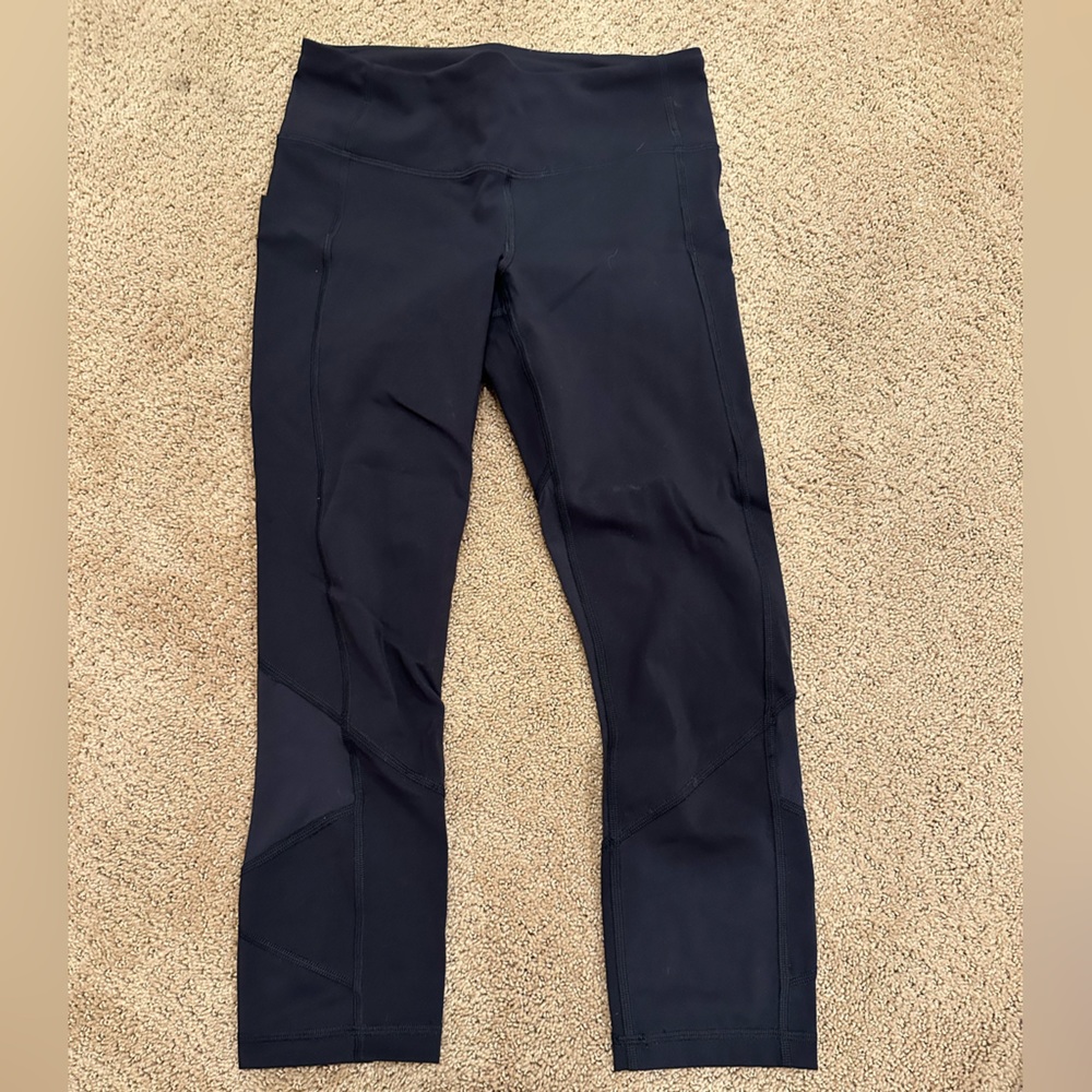 black lululemon pace rival leggings